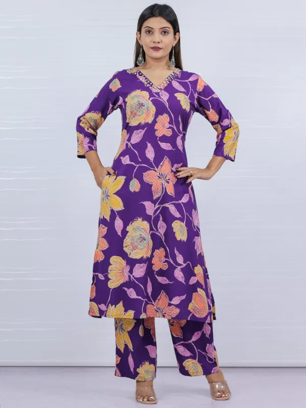 Kurti + Plazzo (2 Pcs)