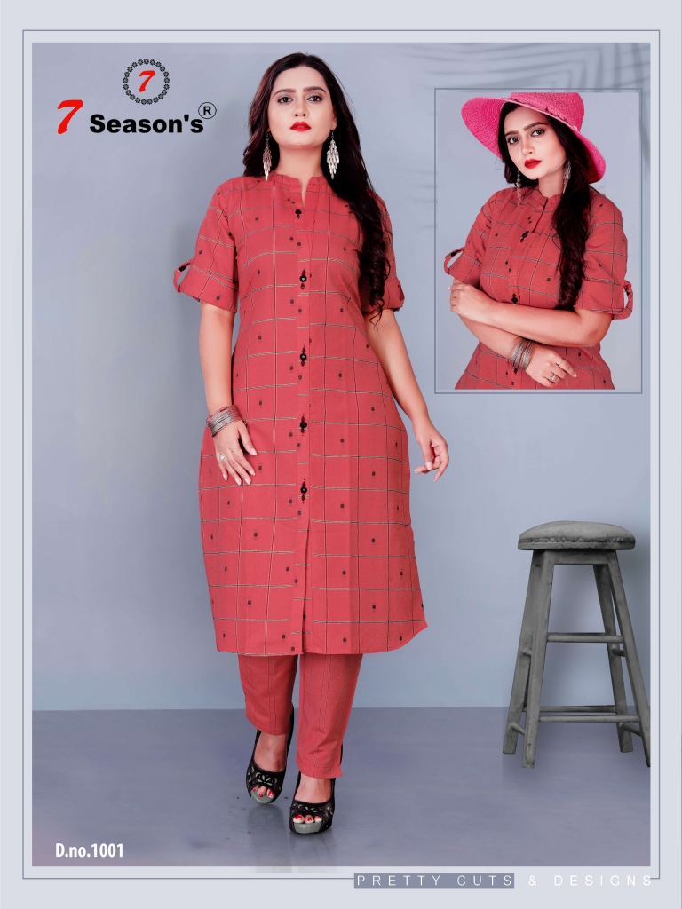 Buy online Women Round Neck Floral Side Slit Kurta from Kurta Kurtis for  Women by Showoff for ₹2089 at 60% off | 2024 Limeroad.com